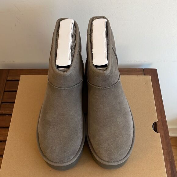 UGG Classic Mini Platform Boots Smoke Plume USA Women Size 10/UK 8/EU 41 - Picture 8 of 16